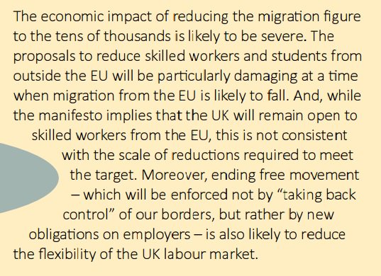 Brexit & the manifestos: new @UKandEU report. https://t.co/xi41QS5vLT Immigration & the economy: https://t.co/bzL1L3dmJm